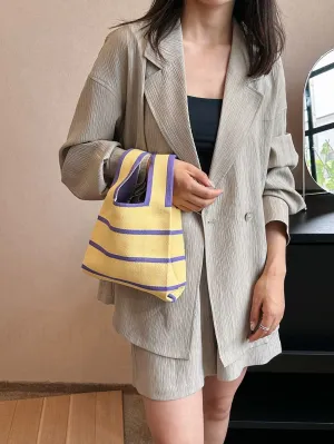 BagForLove - Stylish Crochet Handbag with Mini Contrast Colors