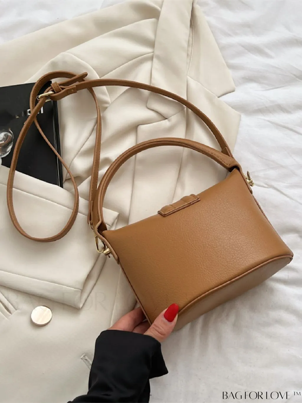 BagForLove - Stylish Flap Handbag: Adjustable Shoulder Strap included