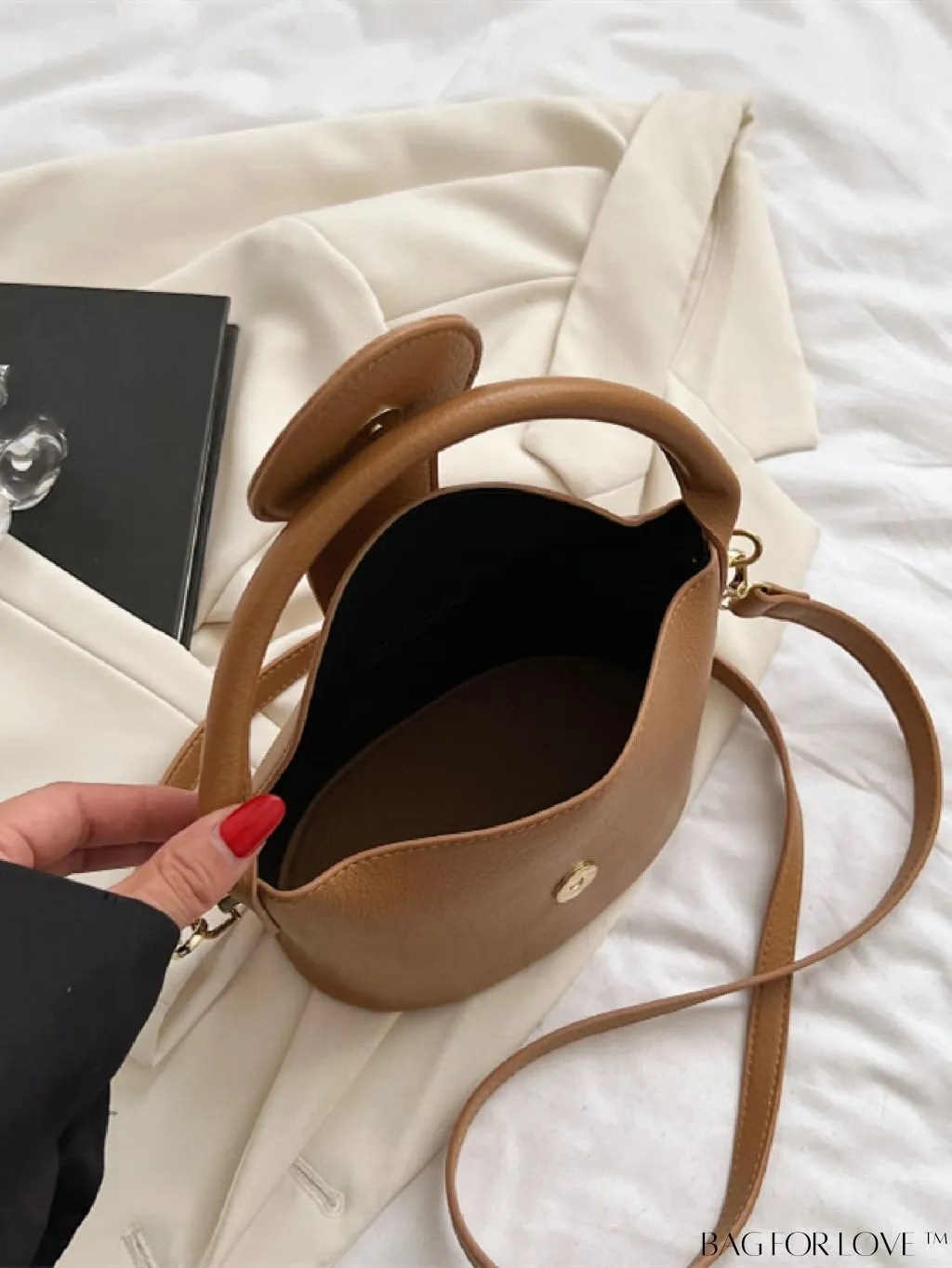 BagForLove - Stylish Flap Handbag: Adjustable Shoulder Strap included