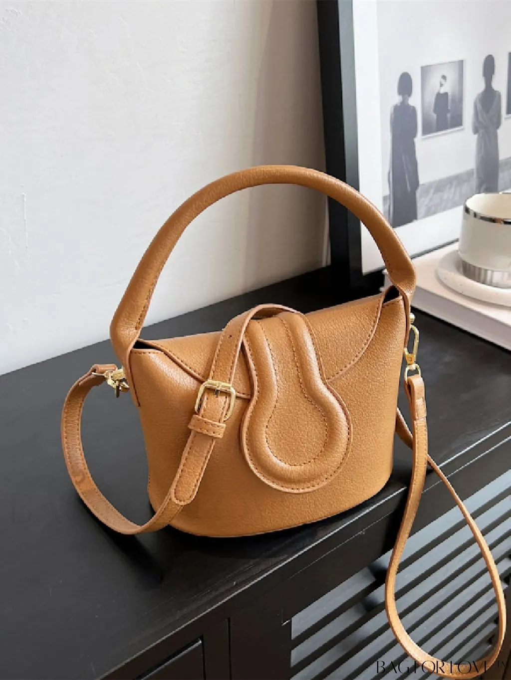 BagForLove - Stylish Flap Handbag: Adjustable Shoulder Strap included