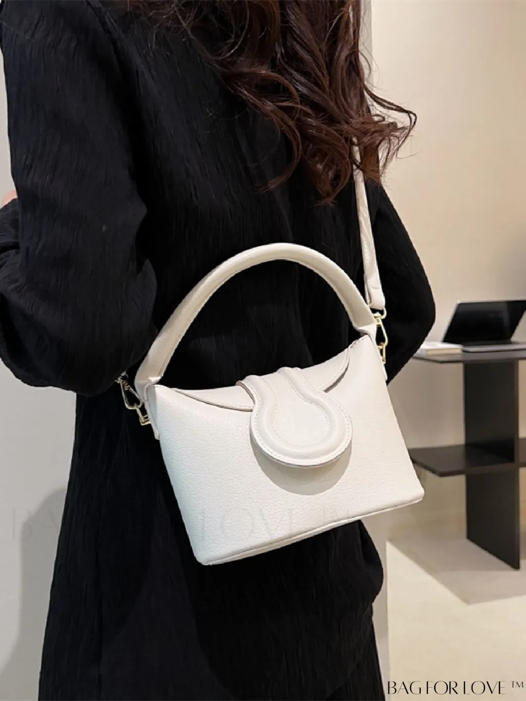 BagForLove - Stylish Flap Handbag: Adjustable Shoulder Strap included