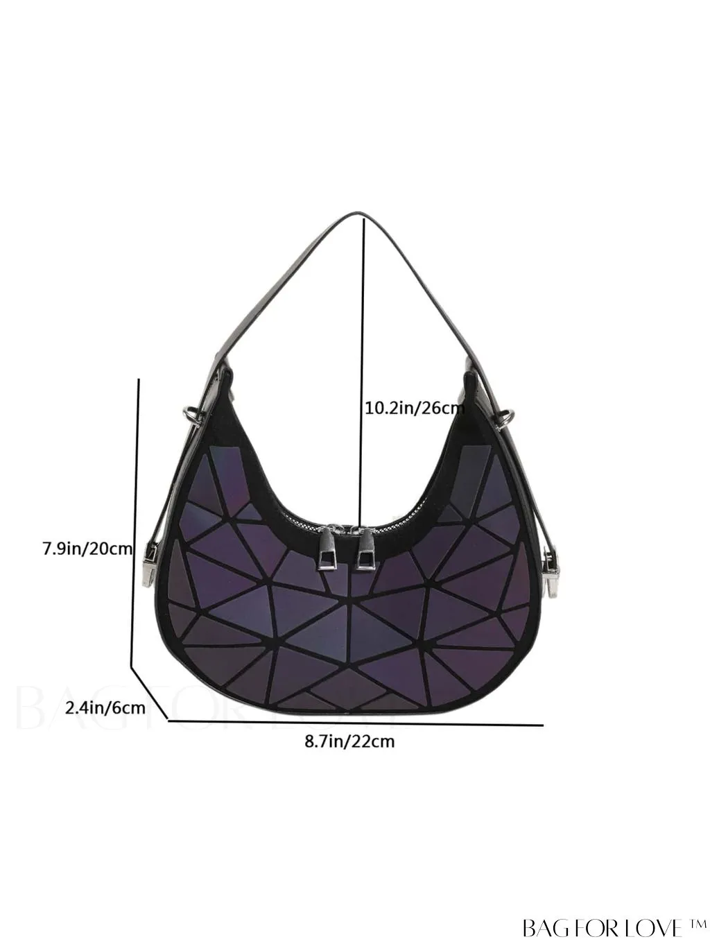 BagForLove - Stylish Geometric Armpit Bag - A Fashion Essential!