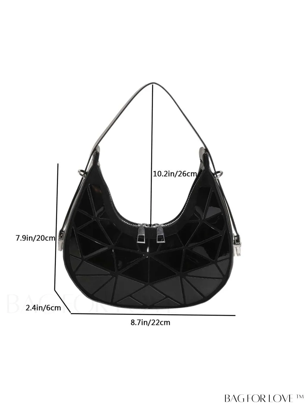 BagForLove - Stylish Geometric Armpit Bag - A Fashion Essential!