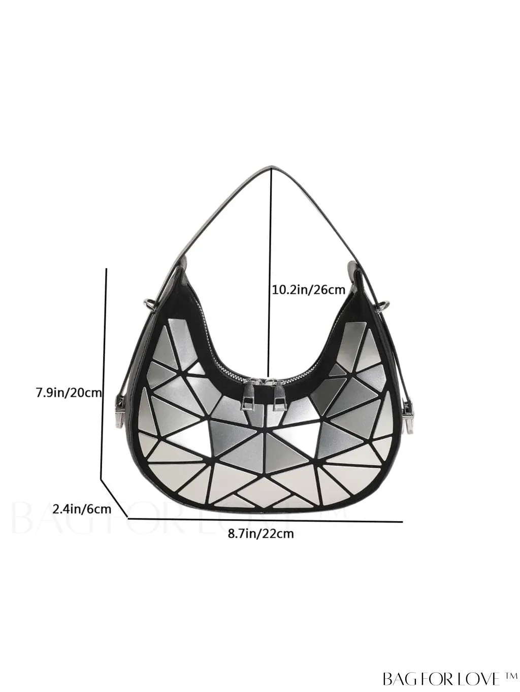 BagForLove - Stylish Geometric Armpit Bag - A Fashion Essential!