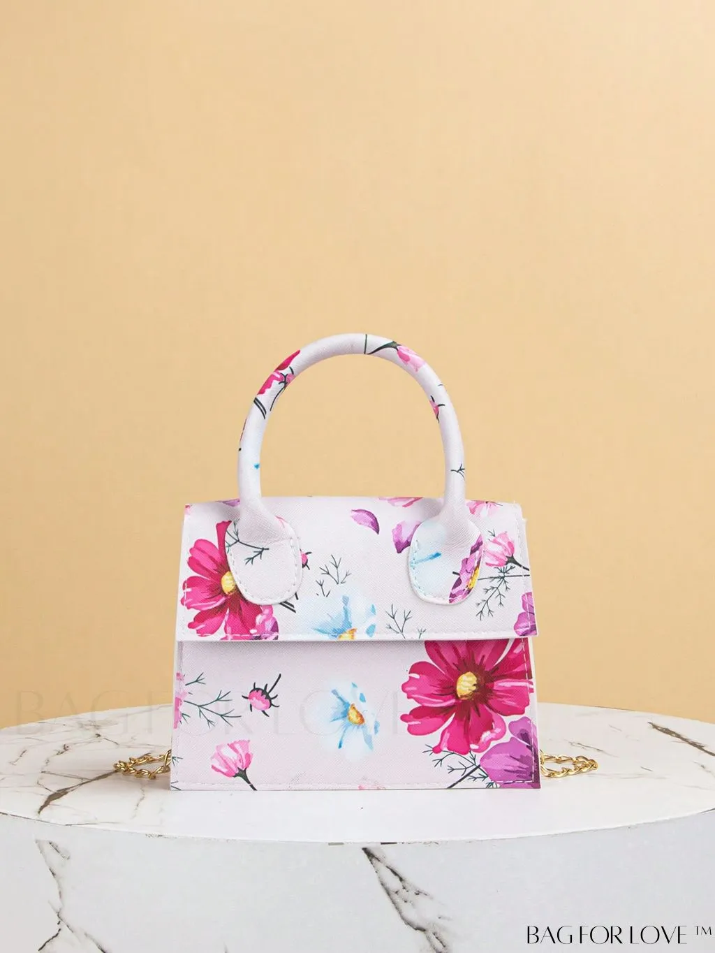 BagForLove - Stylish Mini Chain Handbag in PU Leather