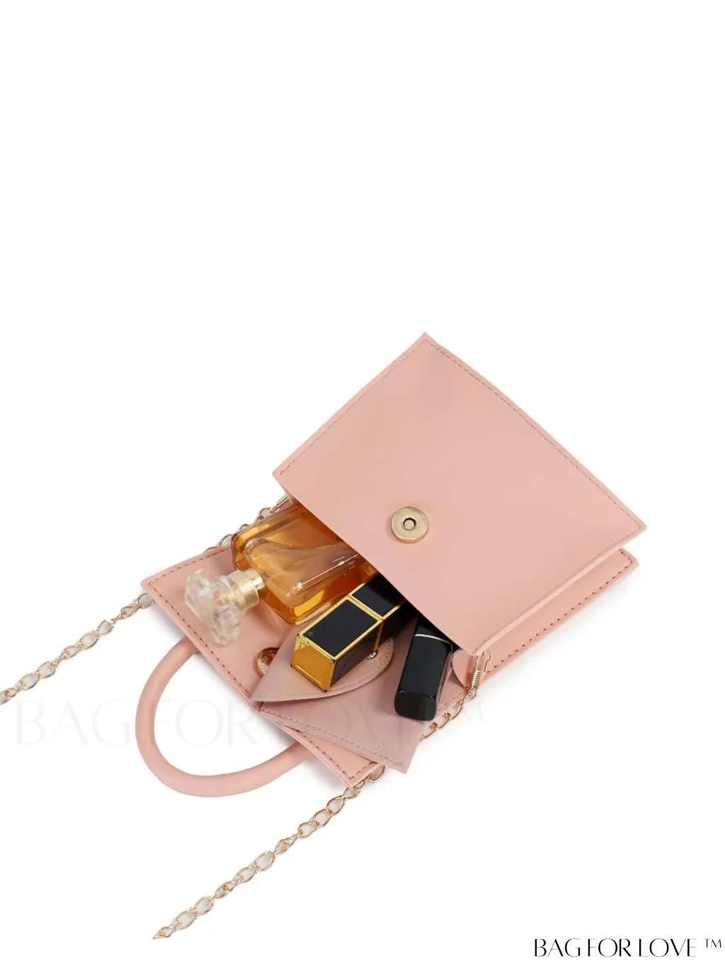 BagForLove - Stylish Mini Chain Handbag in PU Leather