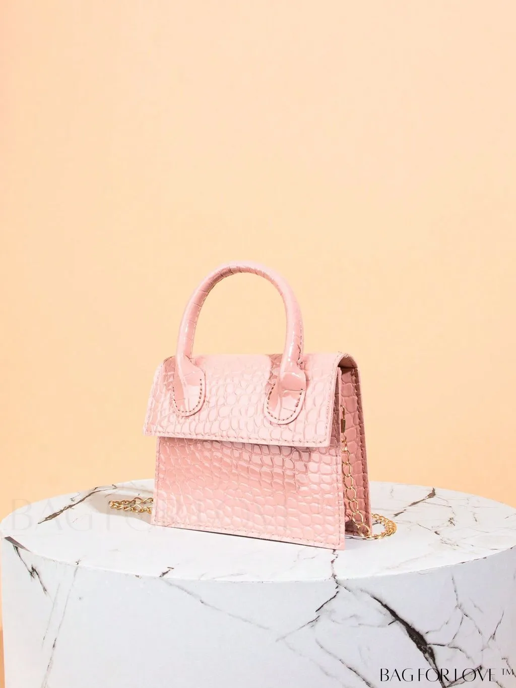 BagForLove - Stylish Mini Chain Handbag in PU Leather