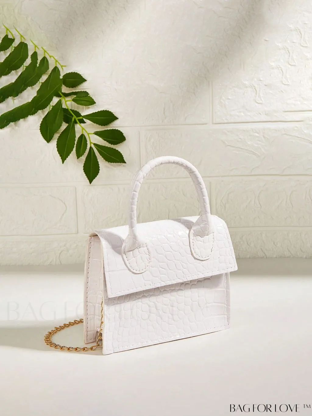 BagForLove - Stylish Mini Chain Handbag in PU Leather