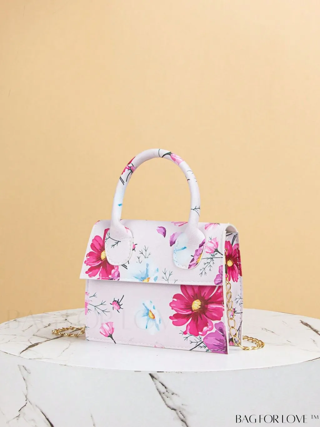 BagForLove - Stylish Mini Chain Handbag in PU Leather