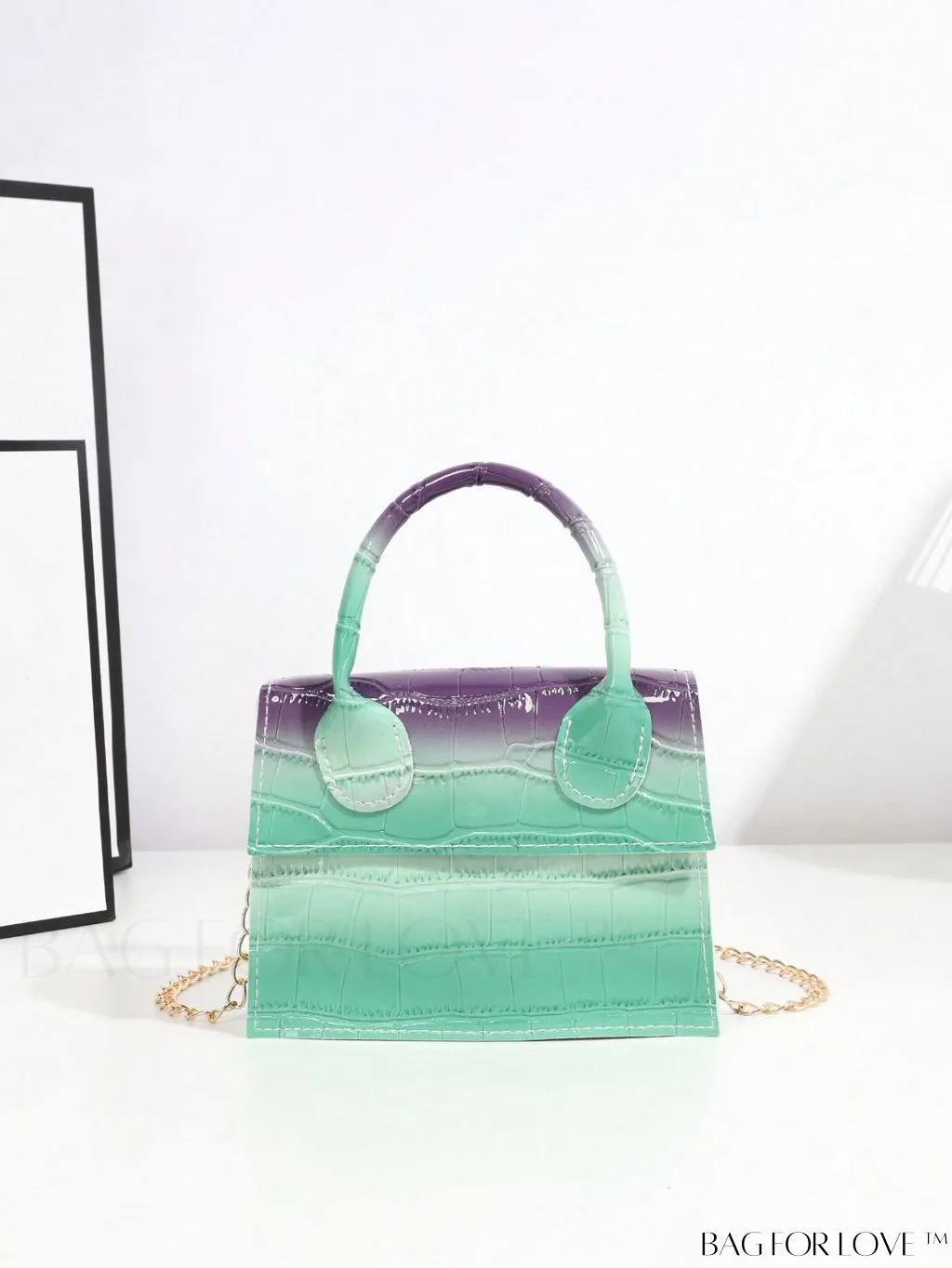 BagForLove - Stylish Mini Chain Handbag in PU Leather