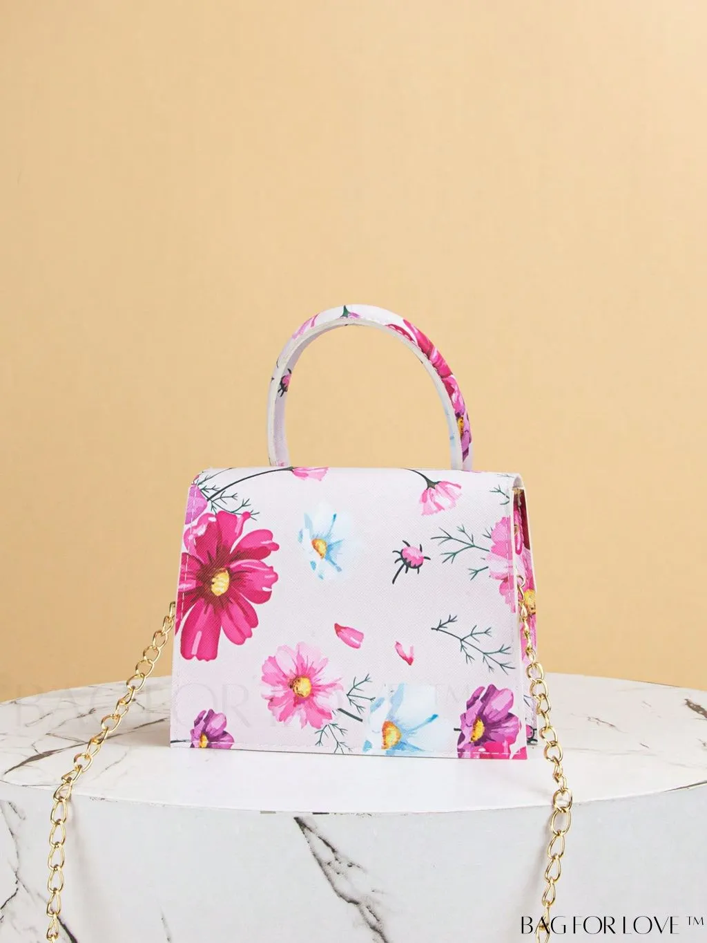 BagForLove - Stylish Mini Chain Handbag in PU Leather