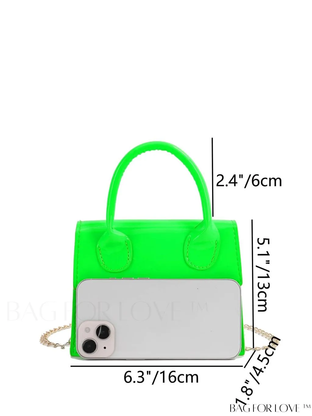 BagForLove - Stylish Mini Chain Handbag in PU Leather
