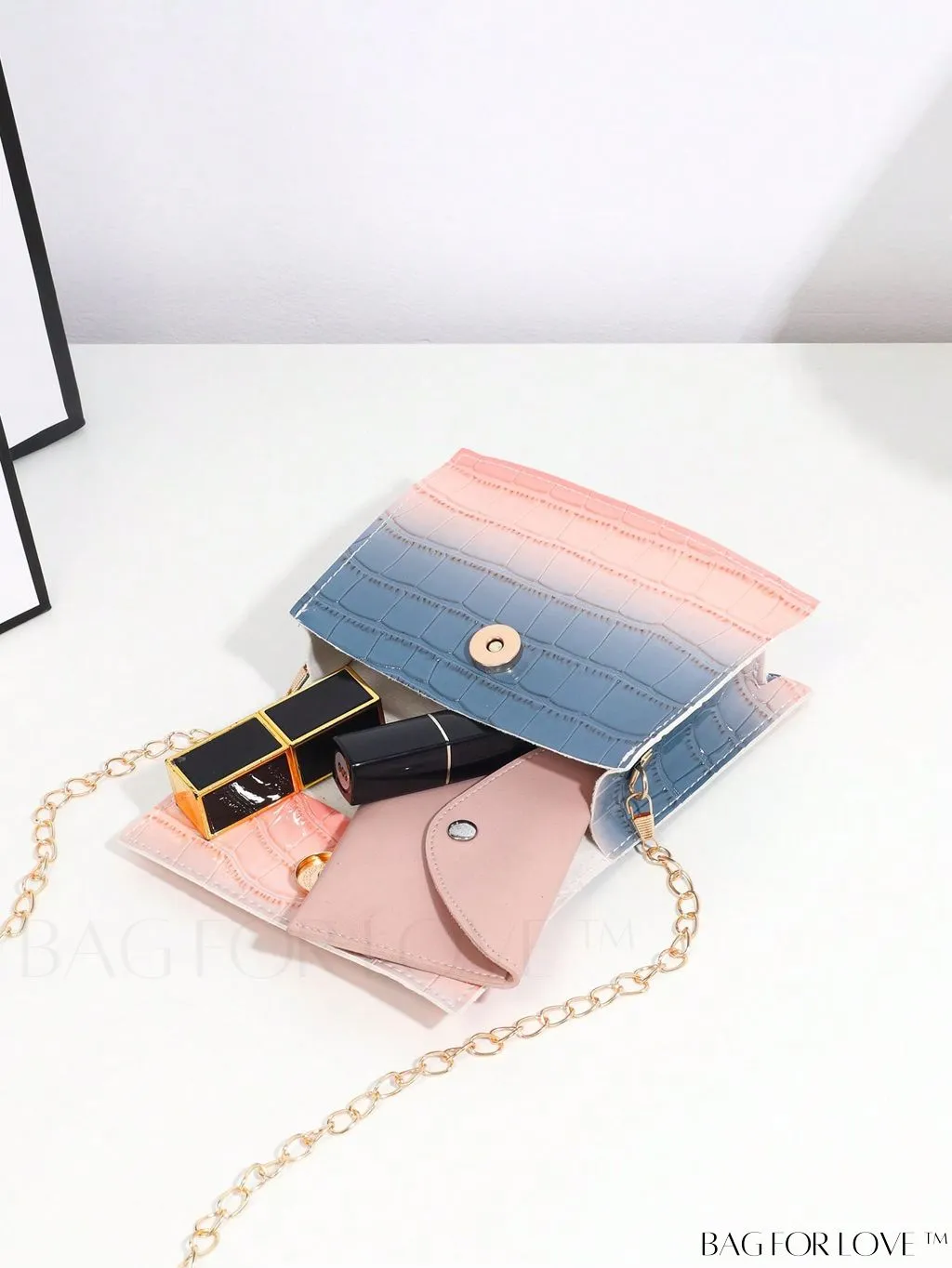 BagForLove - Stylish Mini Chain Handbag in PU Leather