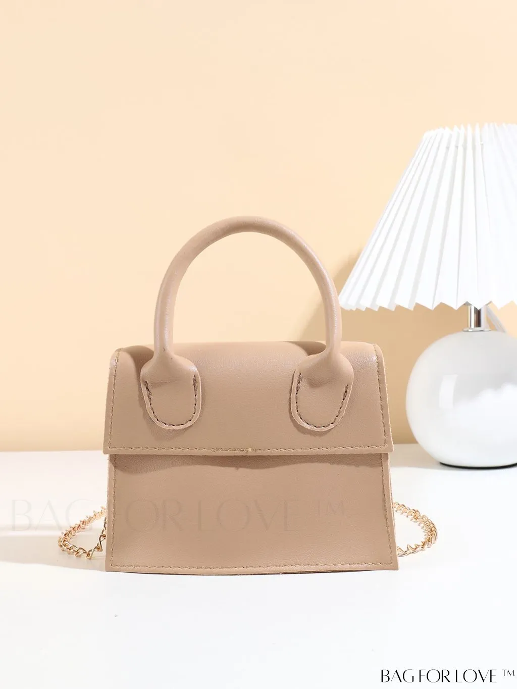 BagForLove - Stylish Mini Chain Handbag in PU Leather