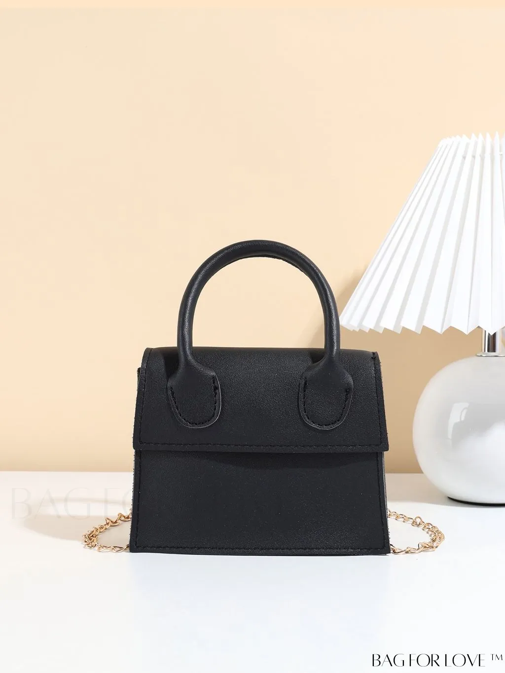 BagForLove - Stylish Mini Chain Handbag in PU Leather
