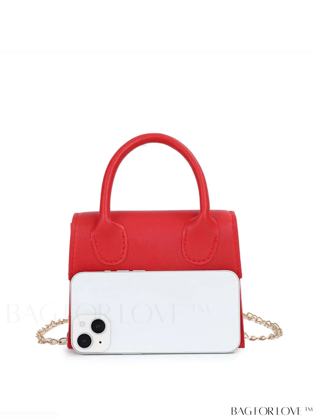 BagForLove - Stylish Mini Chain Handbag in PU Leather