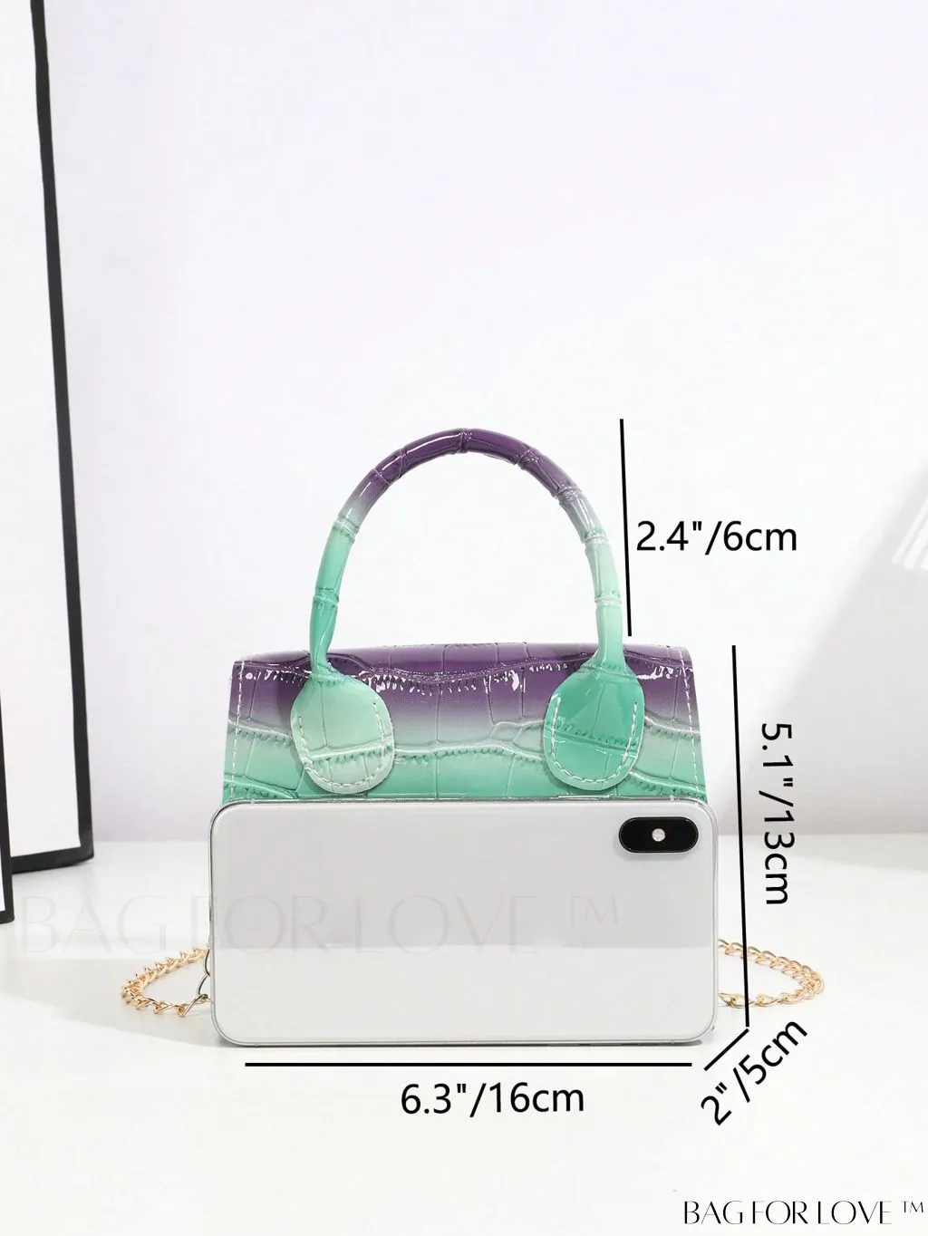 BagForLove - Stylish Mini Chain Handbag in PU Leather