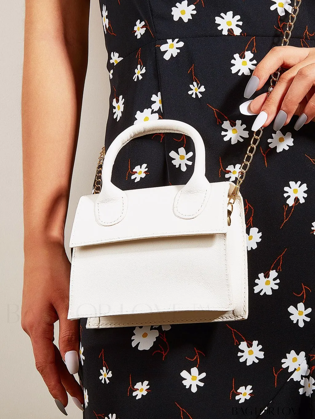 BagForLove - Stylish Mini Chain Handbag in PU Leather