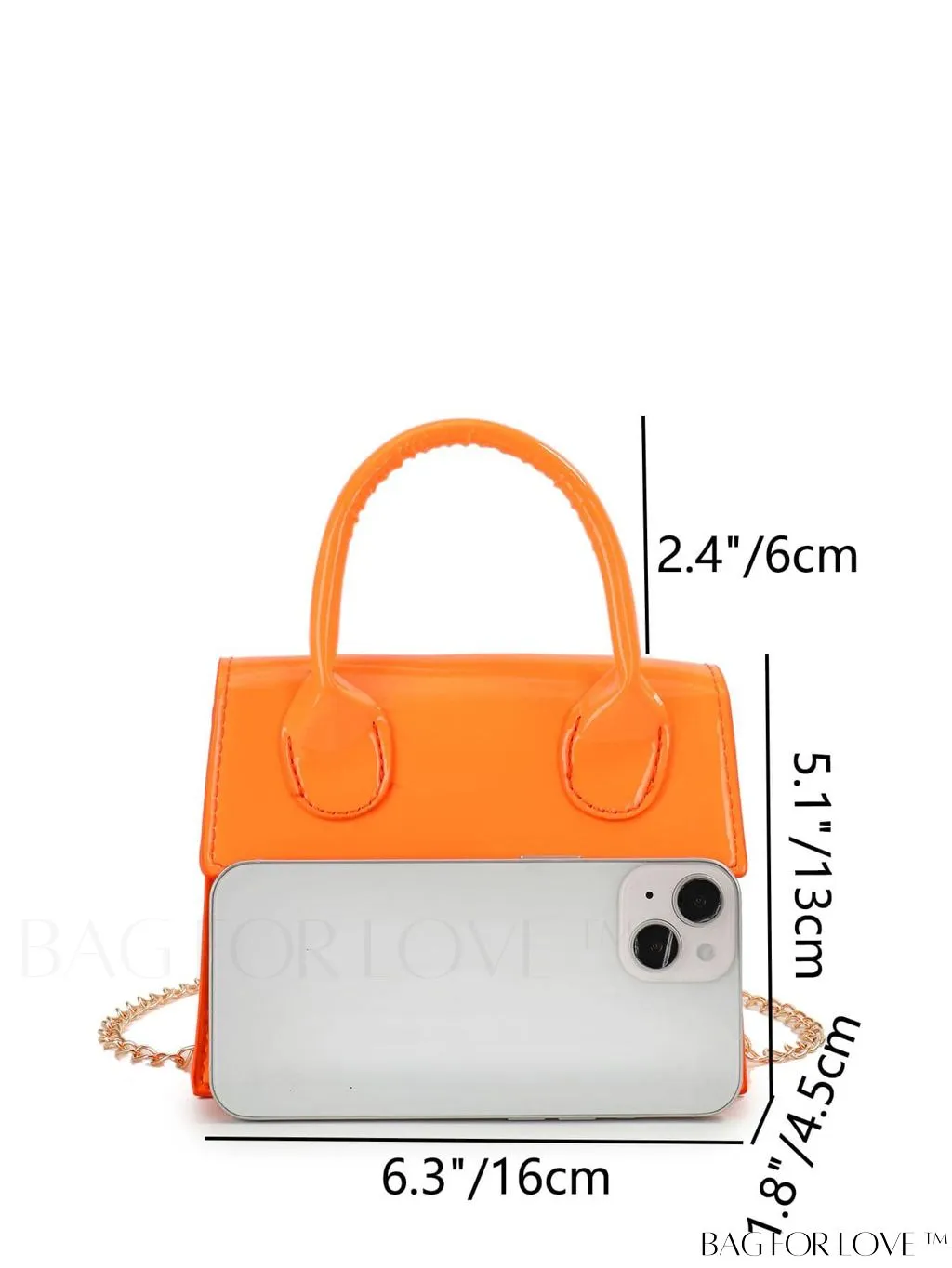 BagForLove - Stylish Mini Chain Handbag in PU Leather