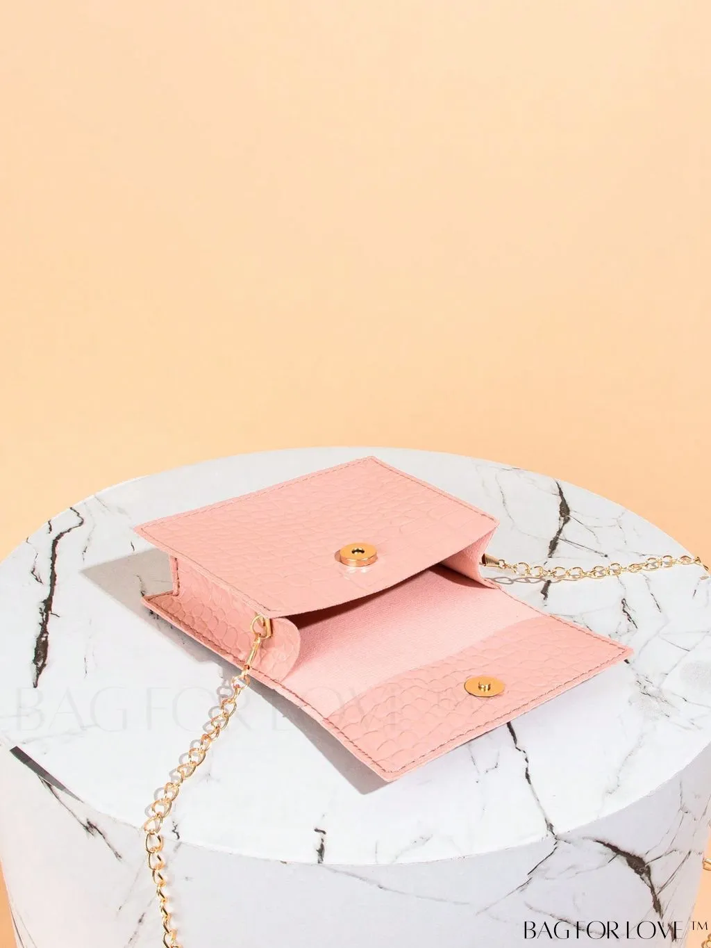 BagForLove - Stylish Mini Chain Handbag in PU Leather