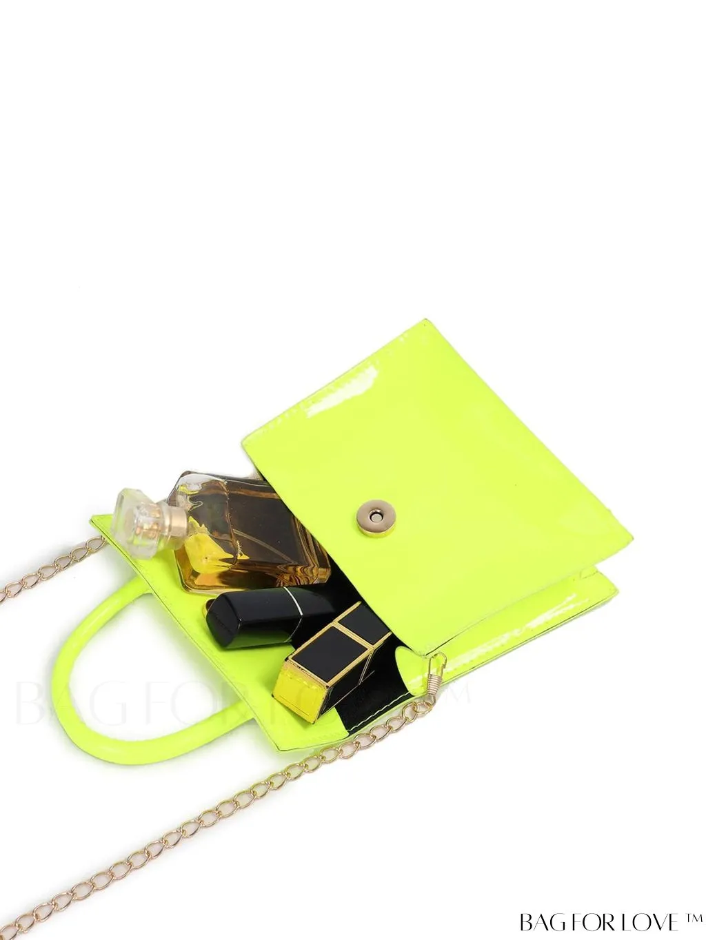 BagForLove - Stylish Mini Chain Handbag in PU Leather