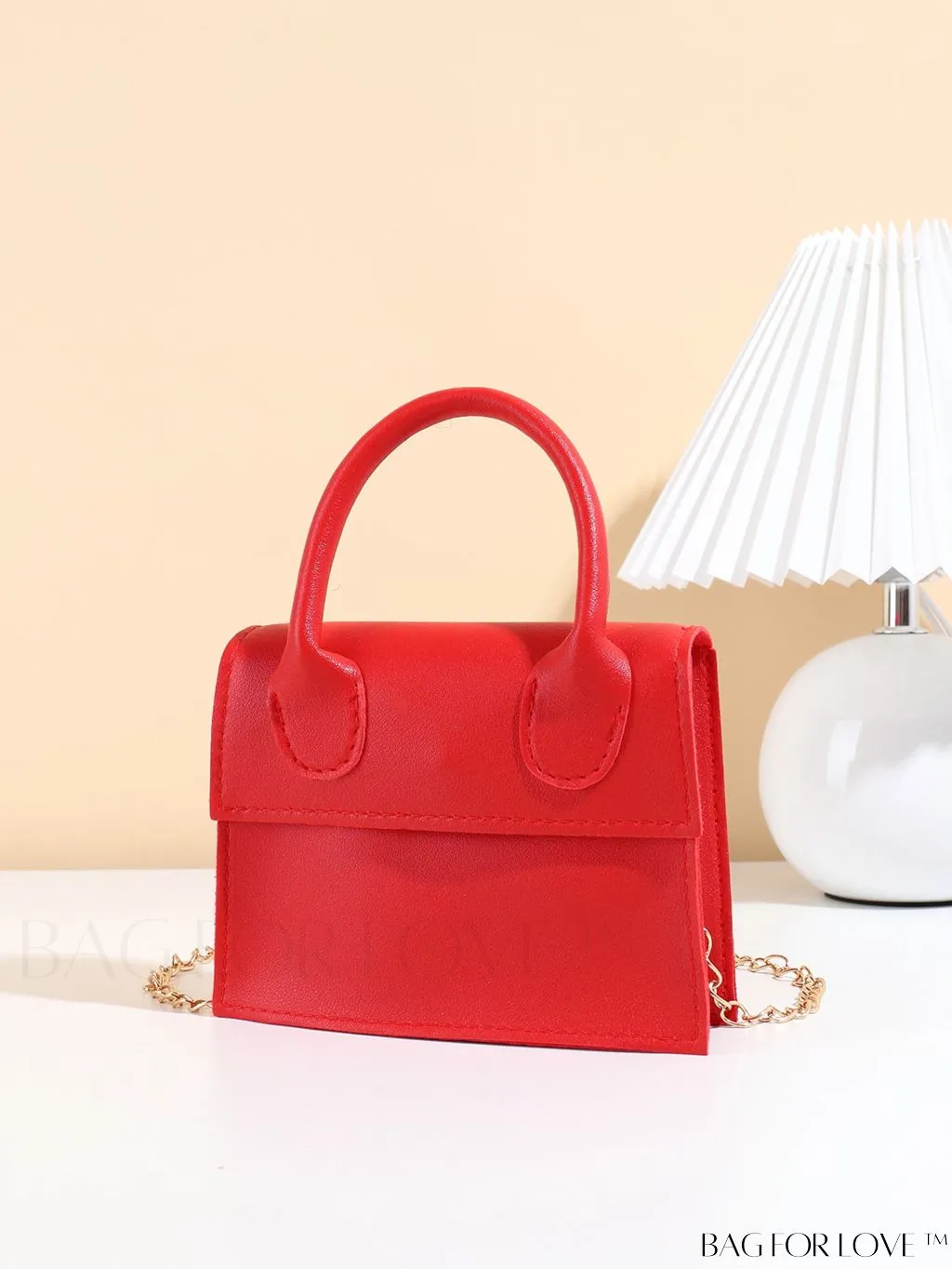 BagForLove - Stylish Mini Chain Handbag in PU Leather