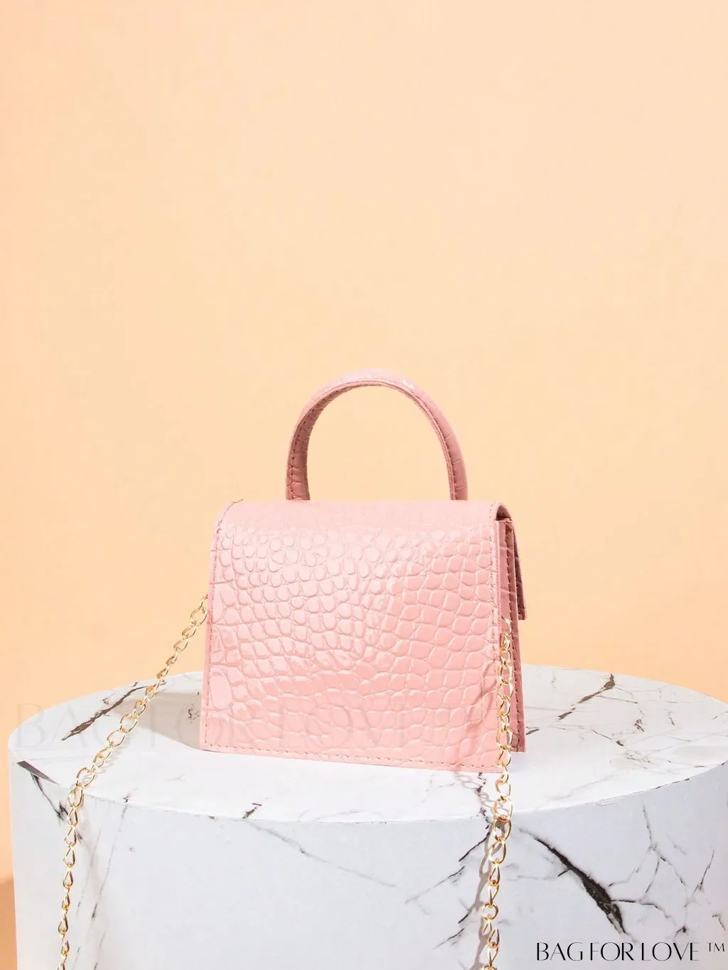 BagForLove - Stylish Mini Chain Handbag in PU Leather