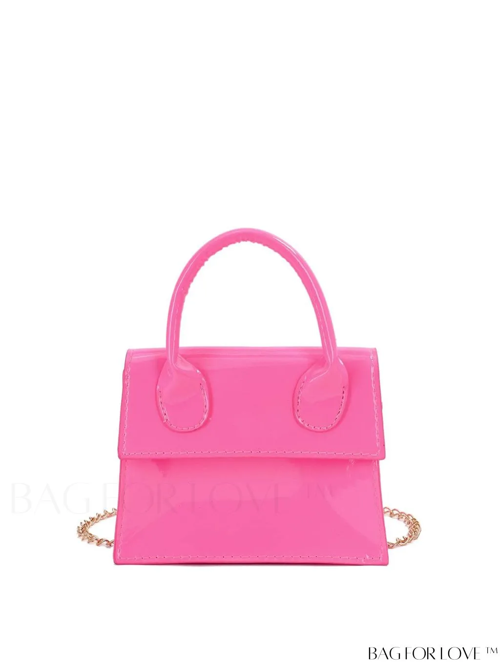 BagForLove - Stylish Mini Chain Handbag in PU Leather
