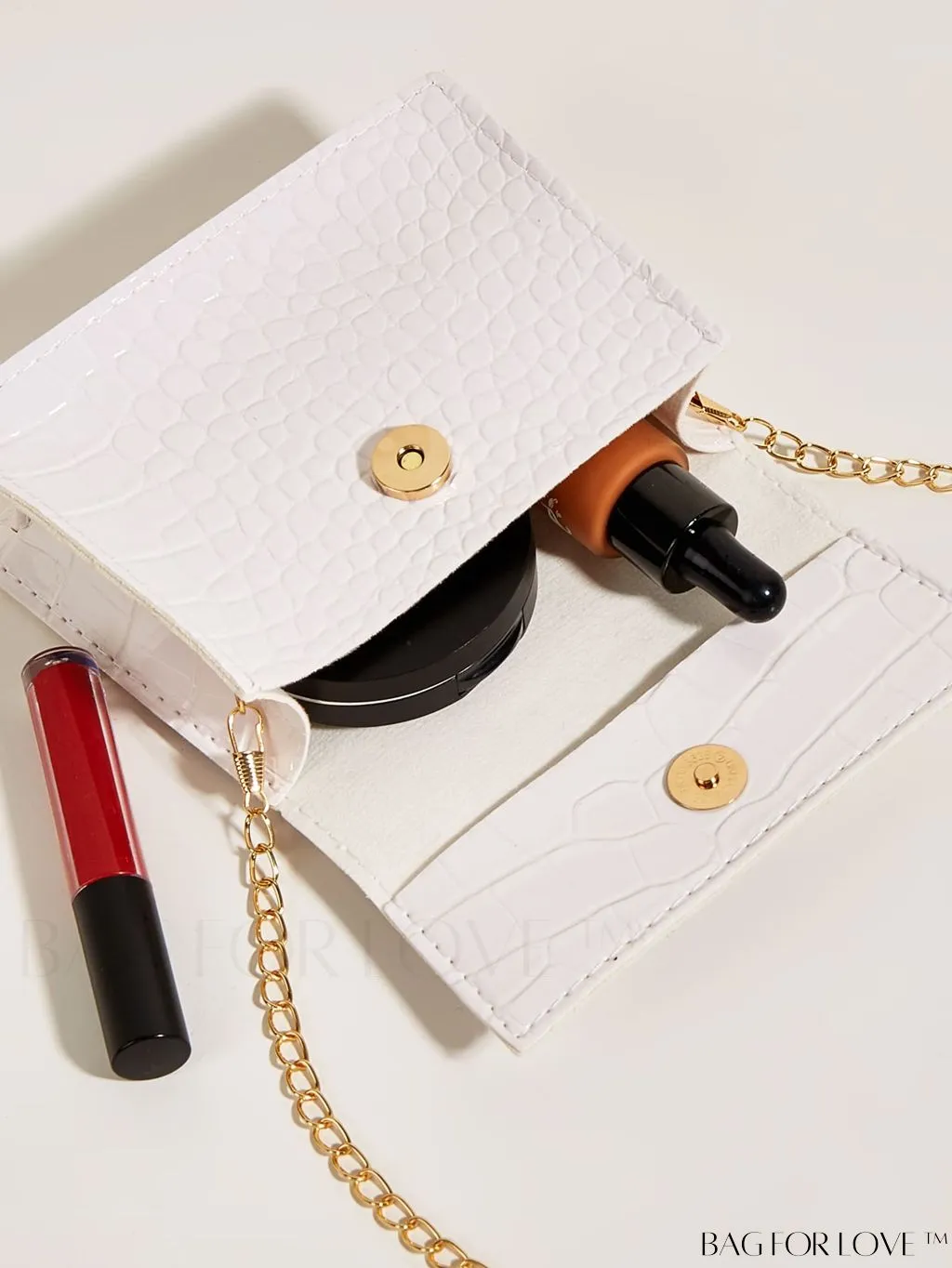 BagForLove - Stylish Mini Chain Handbag in PU Leather