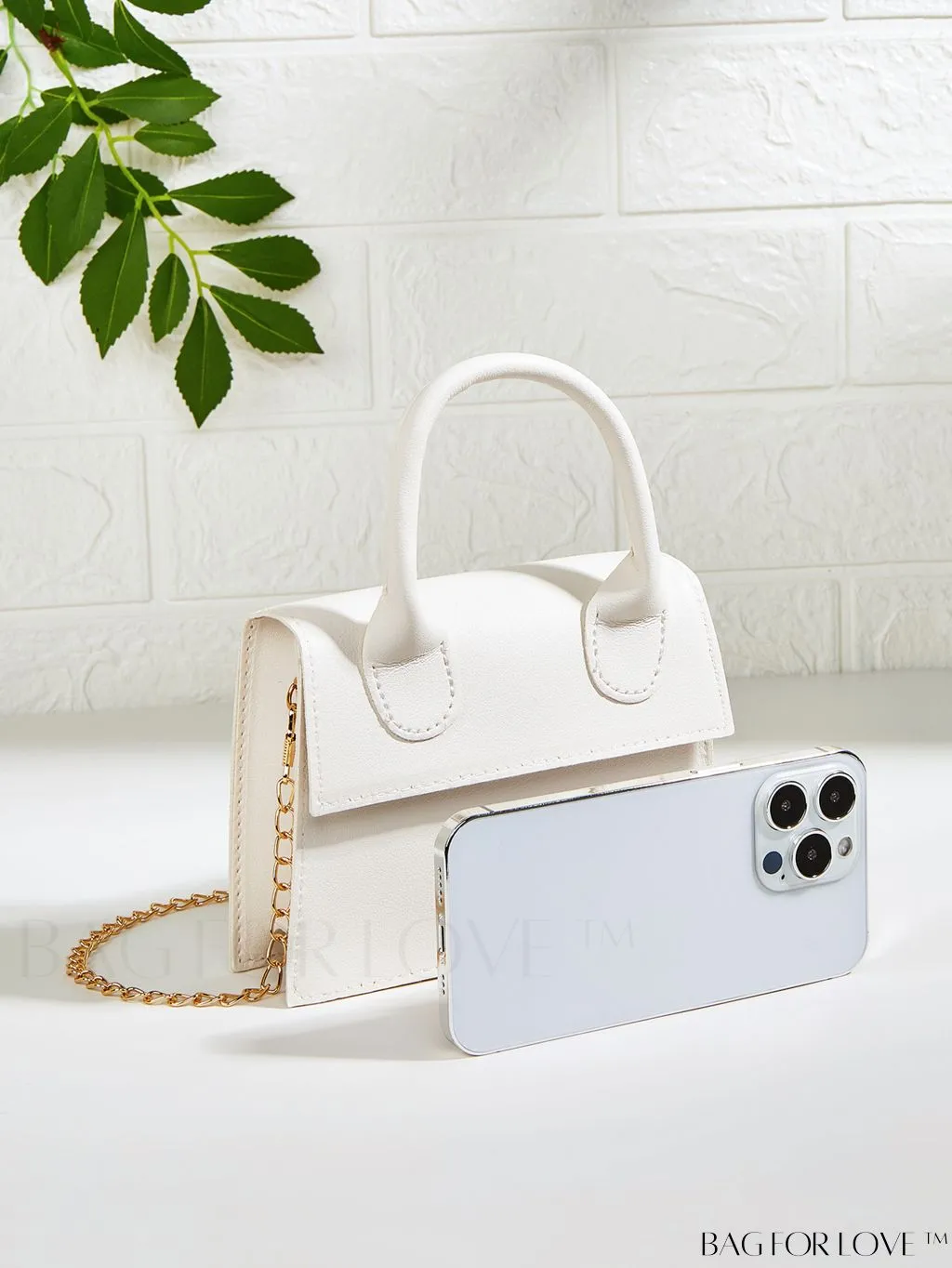 BagForLove - Stylish Mini Chain Handbag in PU Leather