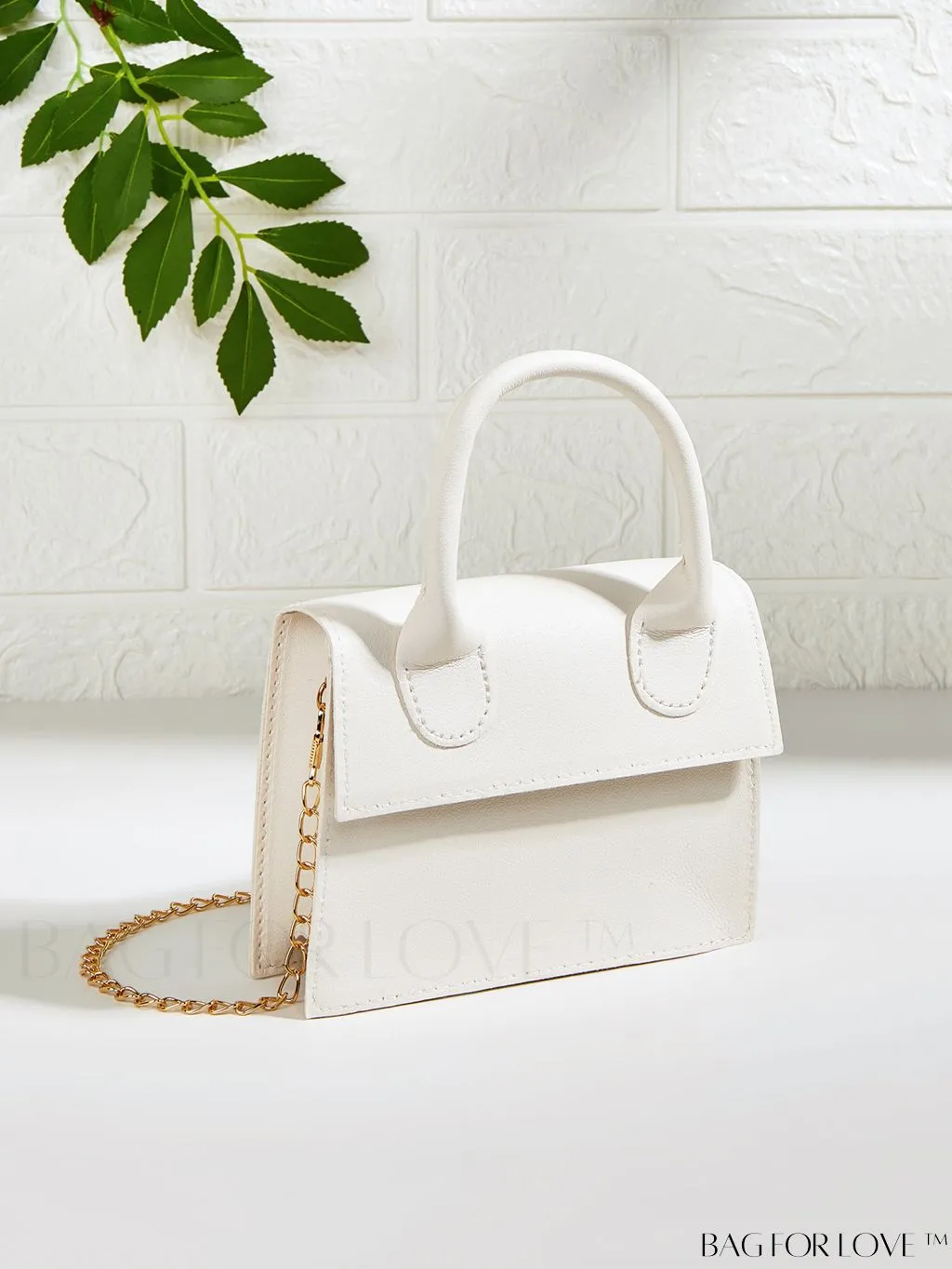 BagForLove - Stylish Mini Chain Handbag in PU Leather