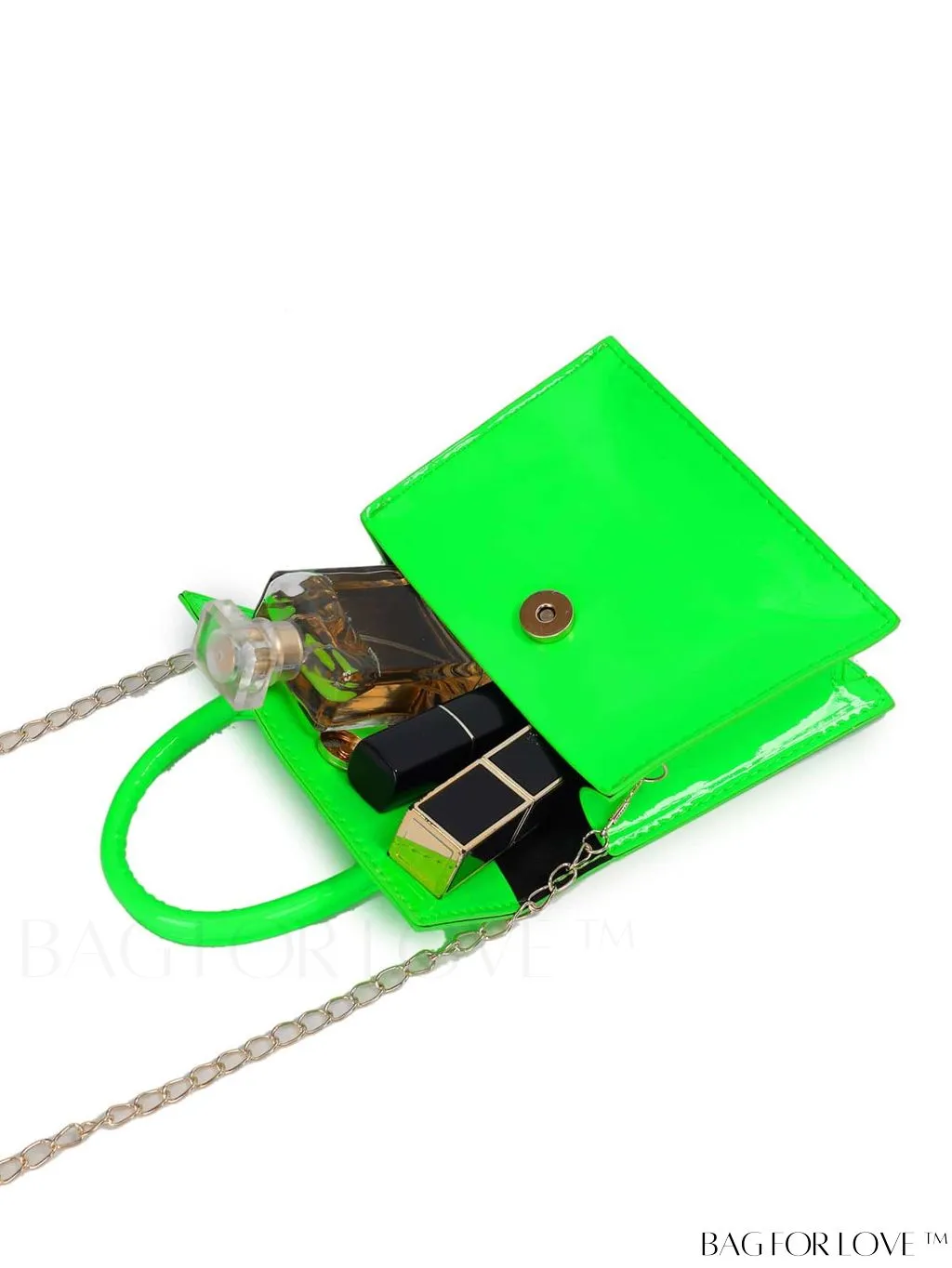BagForLove - Stylish Mini Chain Handbag in PU Leather