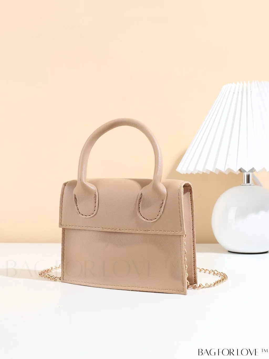 BagForLove - Stylish Mini Chain Handbag in PU Leather