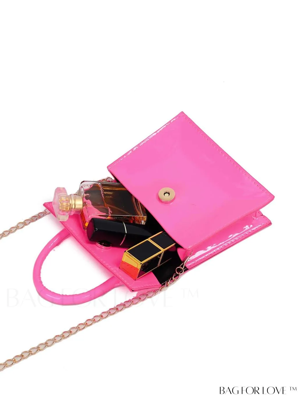 BagForLove - Stylish Mini Chain Handbag in PU Leather
