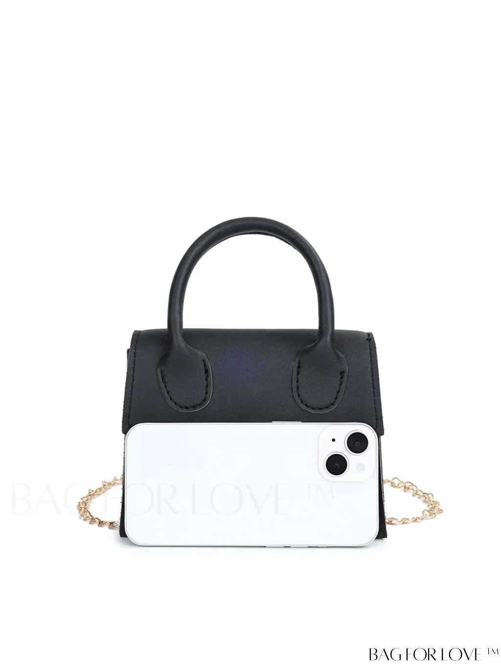 BagForLove - Stylish Mini Chain Handbag in PU Leather