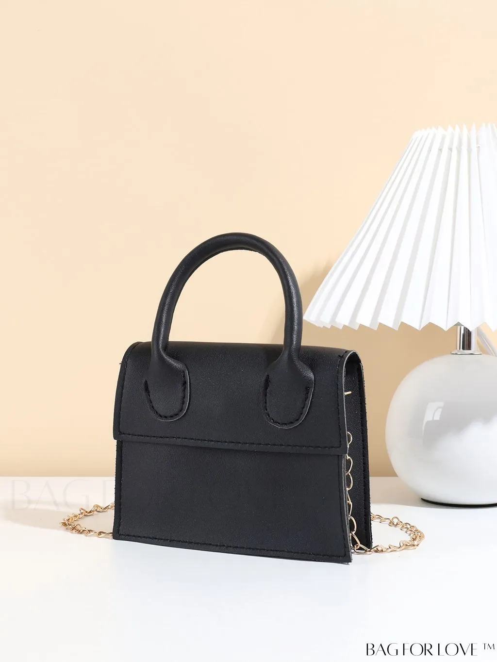 BagForLove - Stylish Mini Chain Handbag in PU Leather