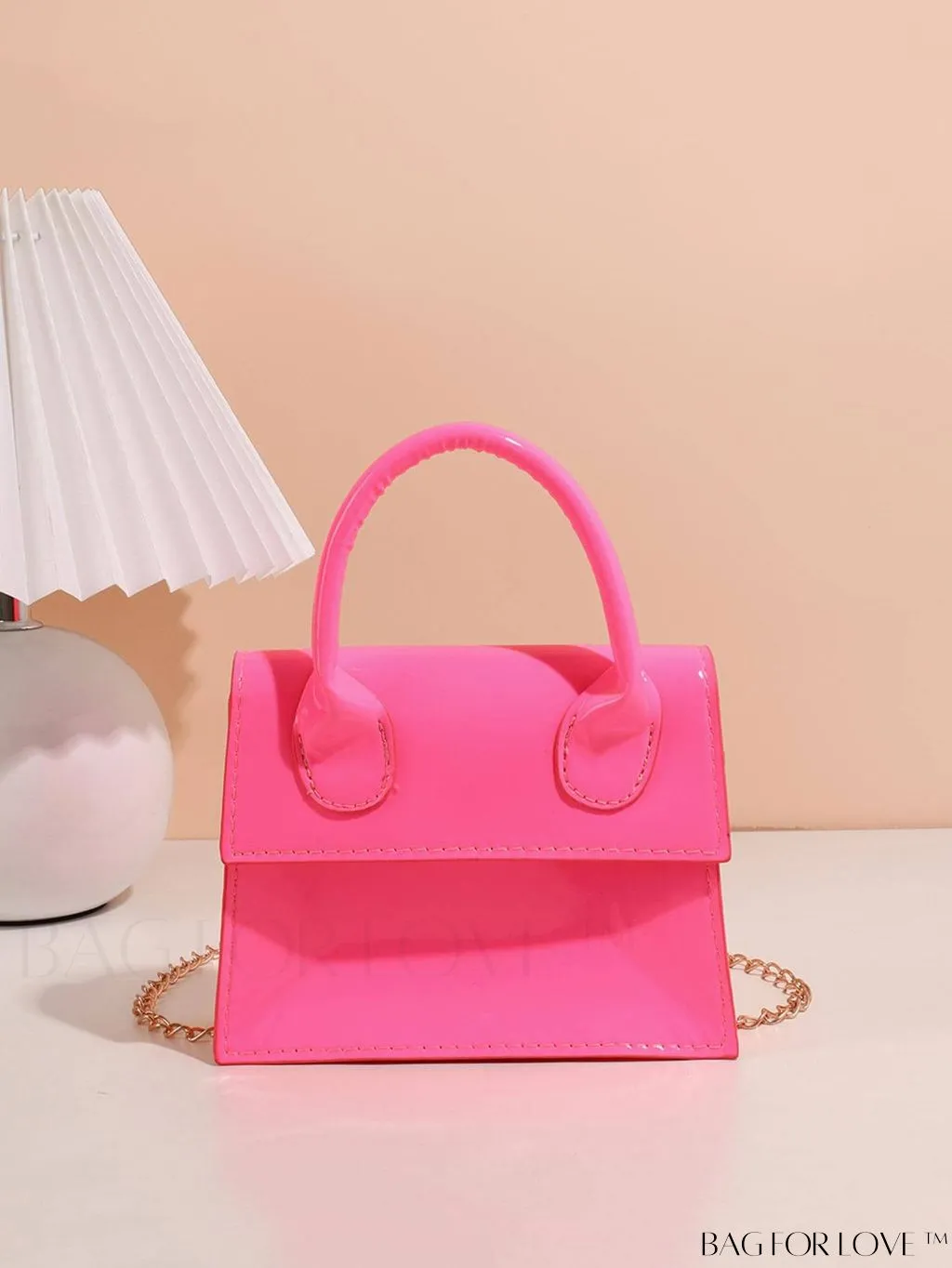 BagForLove - Stylish Mini Chain Handbag in PU Leather