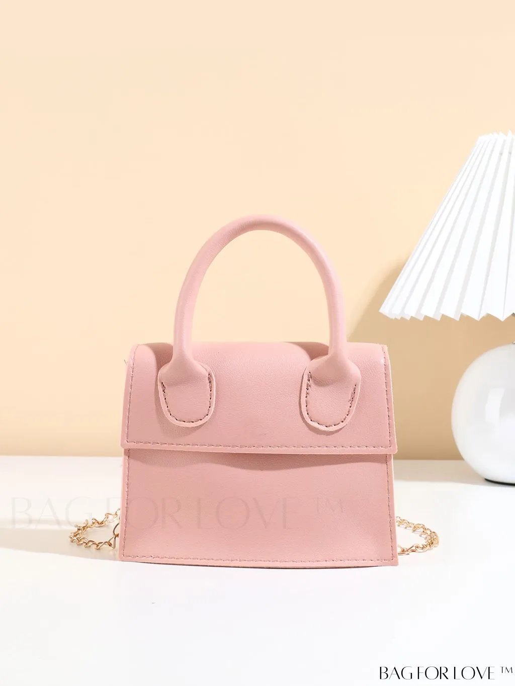 BagForLove - Stylish Mini Chain Handbag in PU Leather