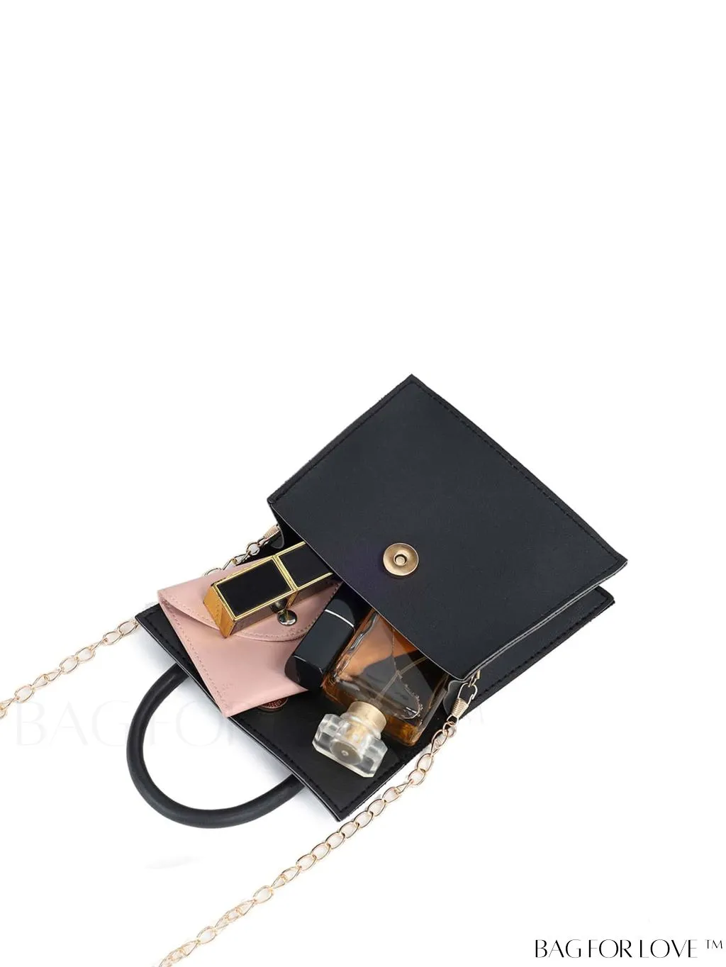 BagForLove - Stylish Mini Chain Handbag in PU Leather