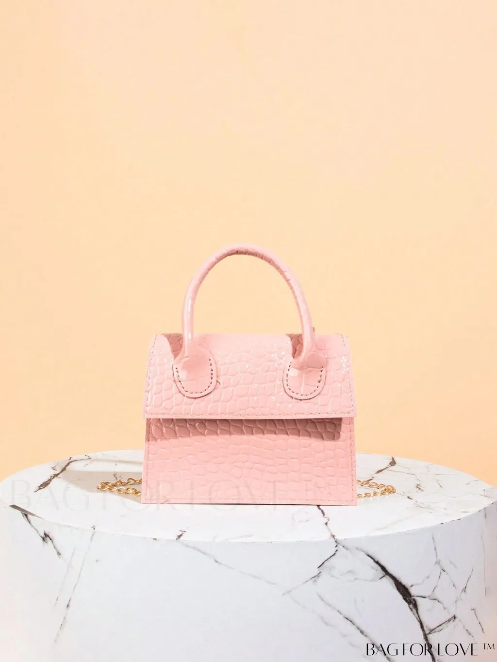 BagForLove - Stylish Mini Chain Handbag in PU Leather