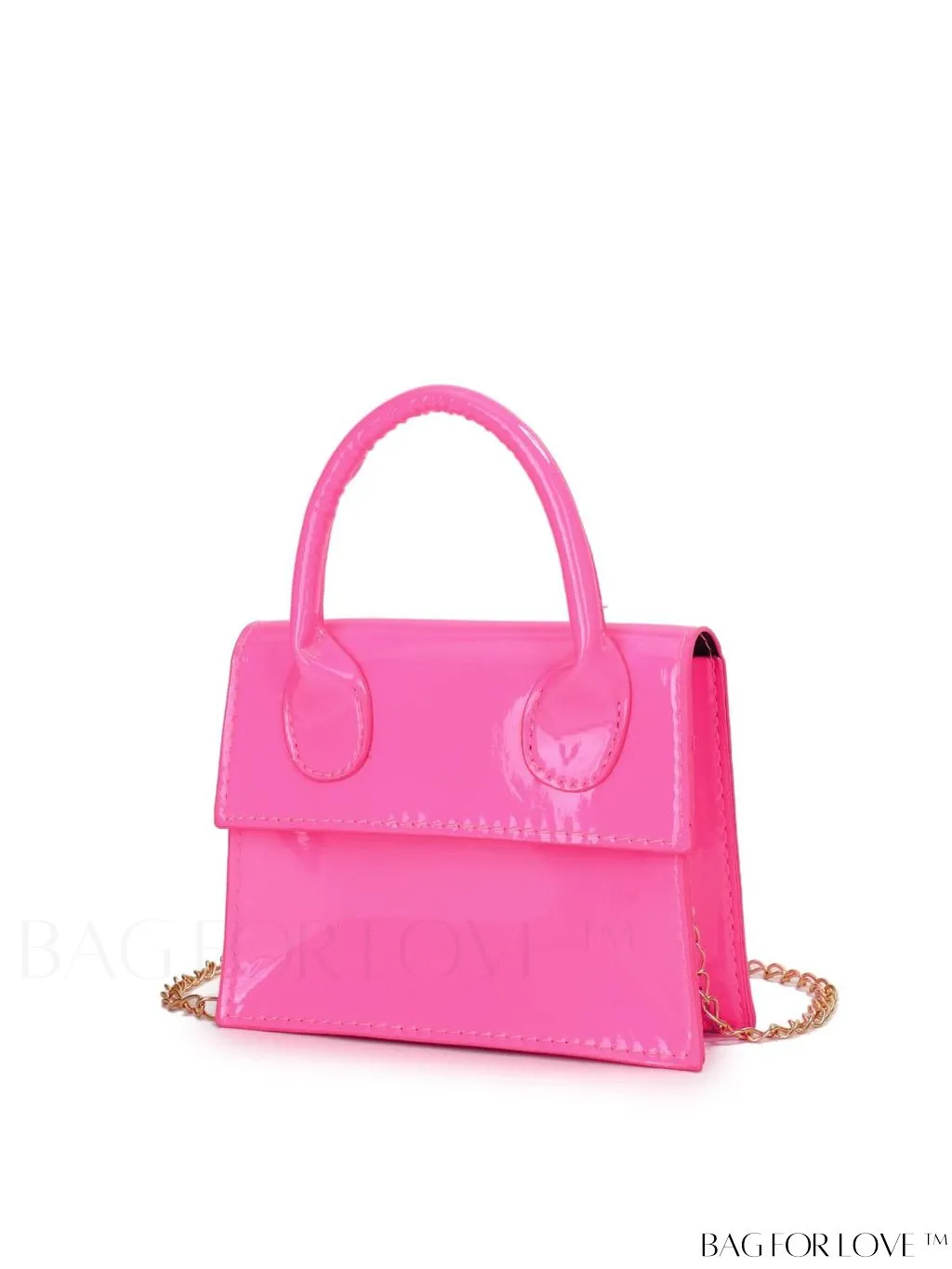 BagForLove - Stylish Mini Chain Handbag in PU Leather