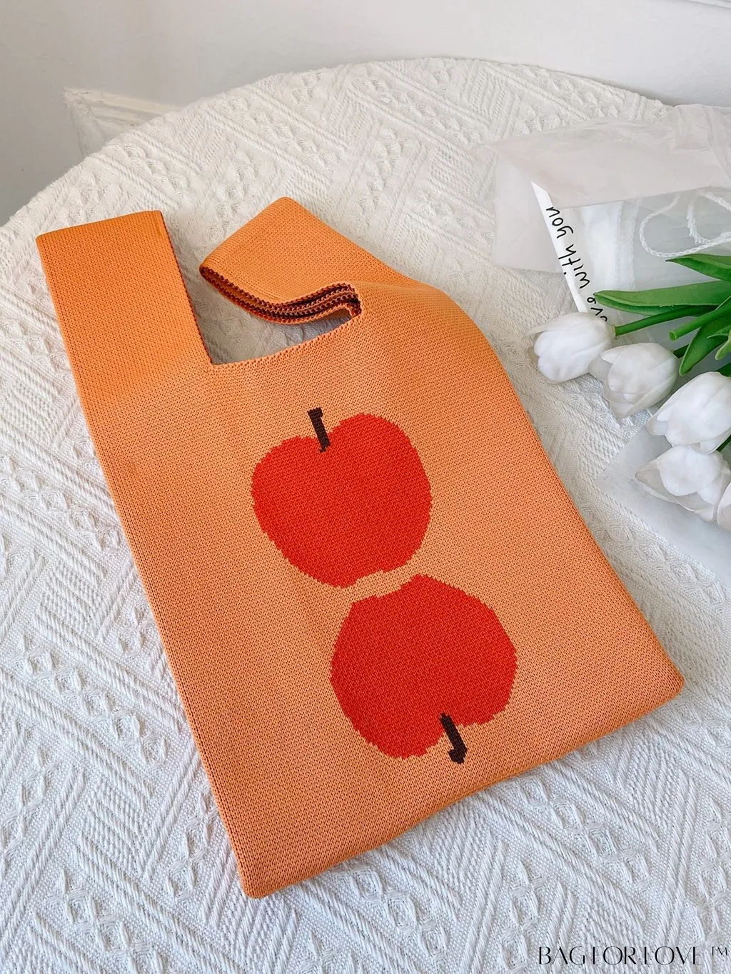 BagForLove - Stylish Mini Crochet Handbag with Funky Fruit Pattern