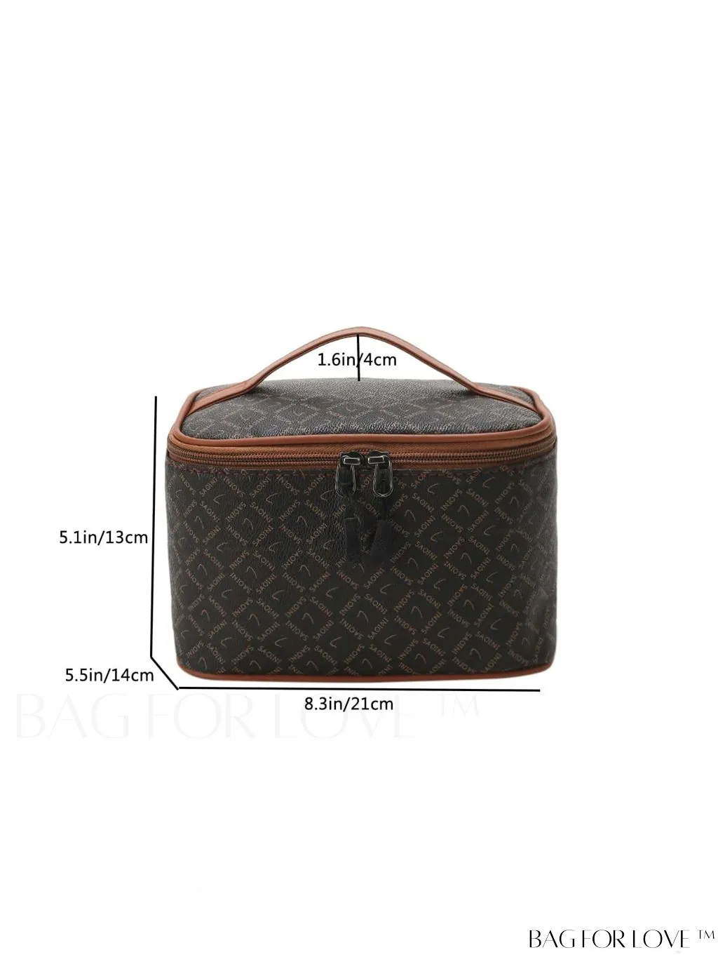 BagForLove - Stylish Printed Travel Cosmetic Organizer: Perfect for Toiletries and Cosmetics