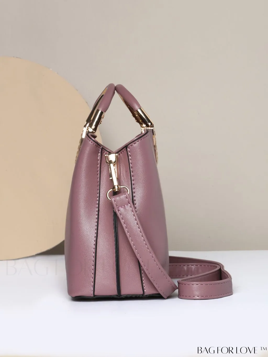 BagForLove - Stylish Ring Handle Medium Square Bag - An Elegant Accessory