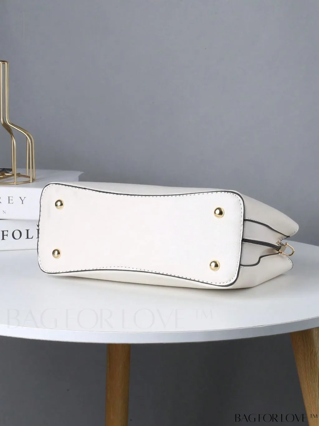 BagForLove - Stylish Ring Handle Medium Square Bag - An Elegant Accessory