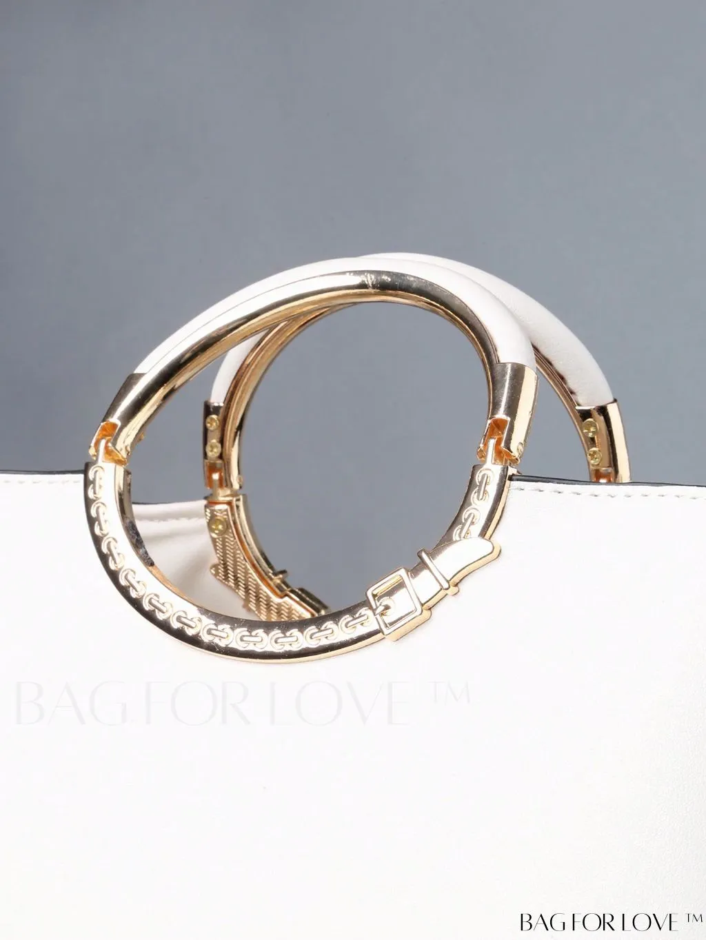 BagForLove - Stylish Ring Handle Medium Square Bag - An Elegant Accessory