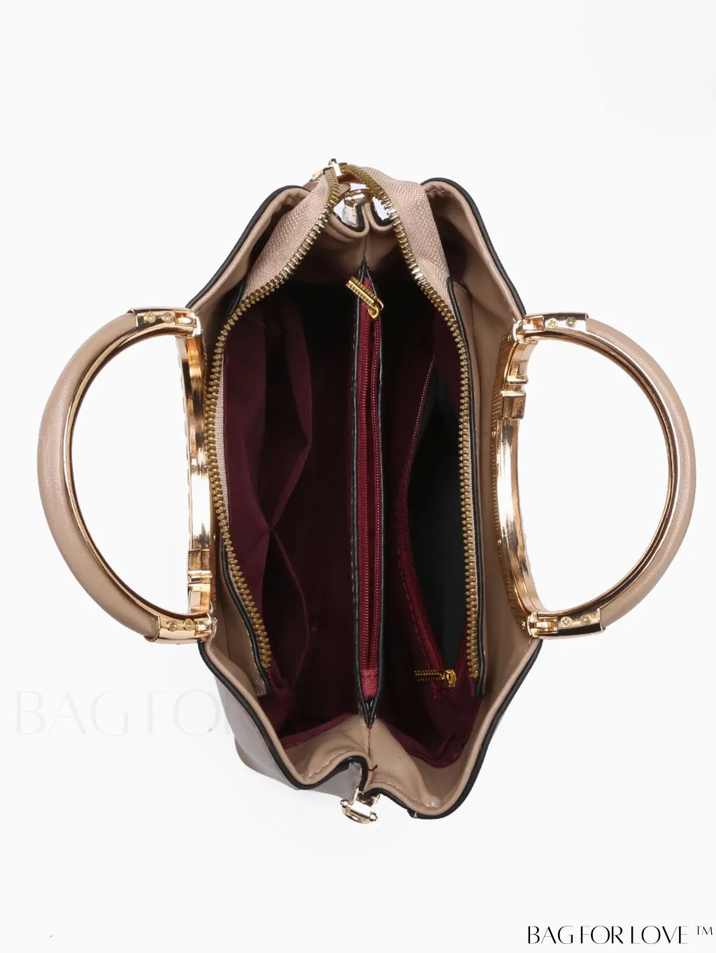 BagForLove - Stylish Ring Handle Medium Square Bag - An Elegant Accessory