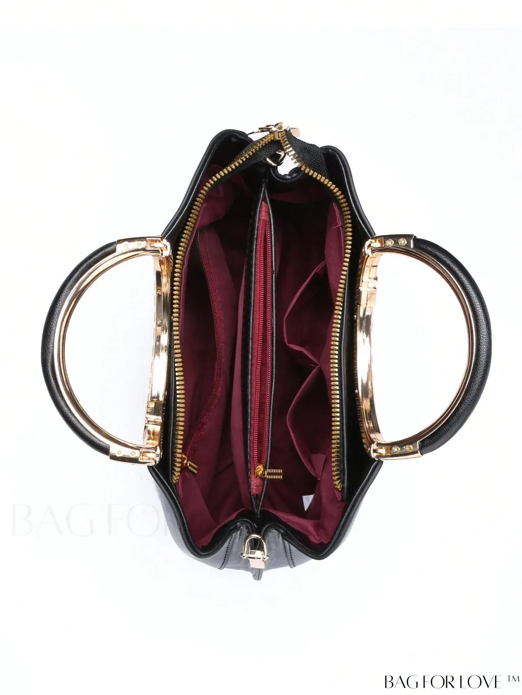 BagForLove - Stylish Ring Handle Medium Square Bag - An Elegant Accessory