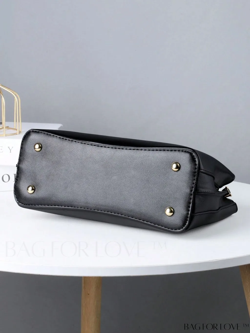 BagForLove - Stylish Ring Handle Medium Square Bag - An Elegant Accessory