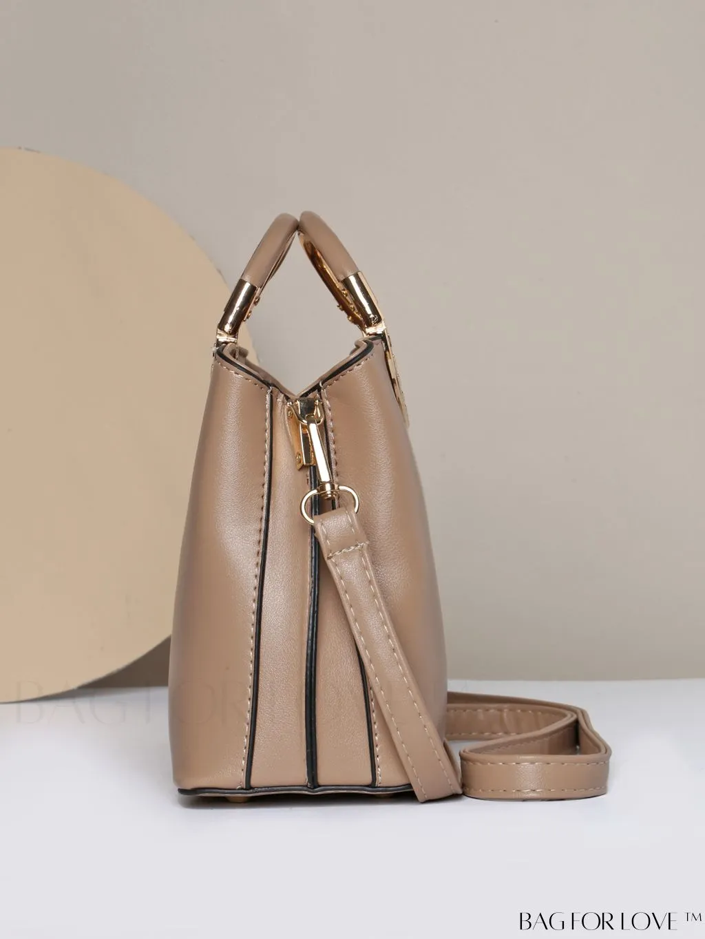 BagForLove - Stylish Ring Handle Medium Square Bag - An Elegant Accessory